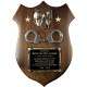 Large Shield Plaque with Casting 