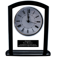 Black Arch Desk Clock Black Arch Desk Clock