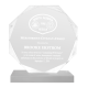 Octagon Acrylic Police Award Octagon Acrylic Police Award