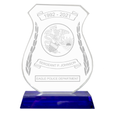 Glass Police Shield Award