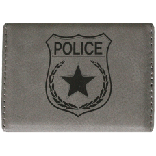 Police Leatherette Business Card Holder Police Leatherette Business Card Holder