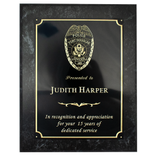 Custom Engraved Police Plaque Custom Engraved Police Plaque