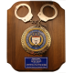 Large Police Handcuff Plaque