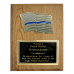 7"x9" Thin Blue Line Police Flag Award 7"x9" Thin Blue Line Police Flag Award