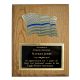 7"x9" Thin Blue Line Police Flag Award 7"x9" Thin Blue Line Police Flag Award