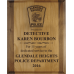Alder Law Enforcement Plaque Alder Law Enforcement Plaque
