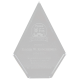 Clear Acrylic Diamond Police Award Clear Acrylic Diamond Police Award