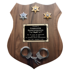 Large Shield Badge Plaque Large Shield Badge Plaque