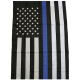 Thin Blue Line Large Flag 
