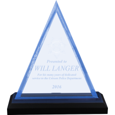 Peak Acrylic Police Award 