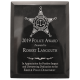 Black Marble Police Plaque Award Black Marble Police Plaque Award