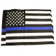 Thin Blue Line Garden Flag 