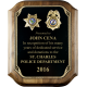 Full Plate Police Badge Plaque Full Plate Police Badge Plaque