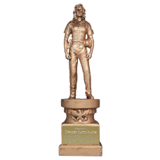 Goldtone Female Police Officer Award Goldtone Female Police Officer Award