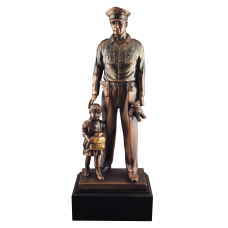 Policeman with Child Statue Policeman with Child Statue