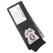 Basketweave Bi-Fold Badge Wallet Basketweave Bi-Fold Badge Wallet